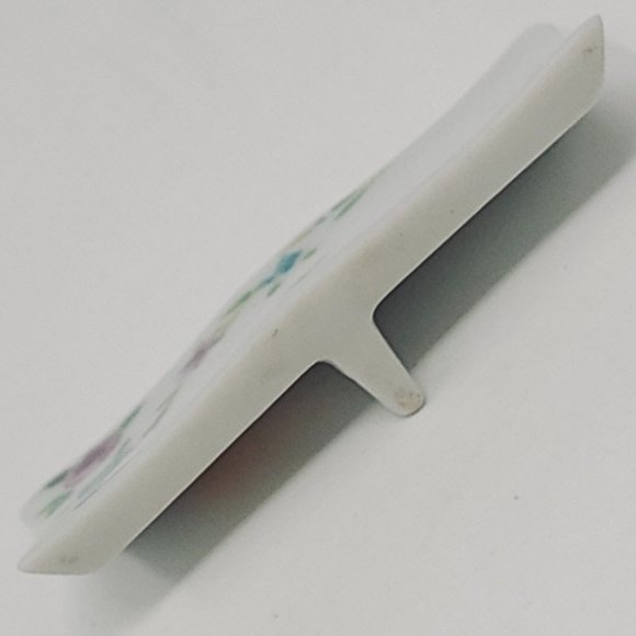 VINTAGE Lillian Vernon Set of 6 Floral Design Seating Place Card Holders EUC - Picture 6 of 7